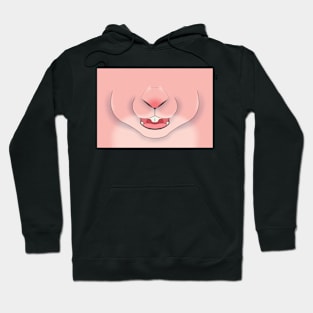 Sugar Pink Bunny Face Hoodie